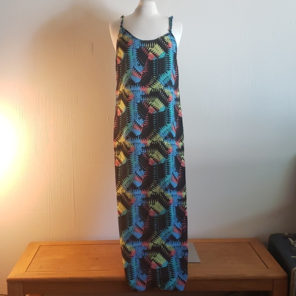 Volcom cool print maxi dress